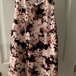 Banana Republic Pink and Black Sleeveless Tunic Top